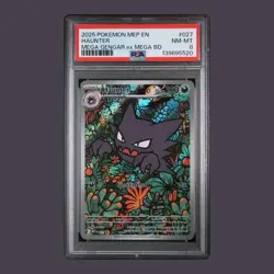 Pokemon Black Star Promo #027 Haunter Mega Gengar ex Battle Deck PSA 8 Card - Image 3