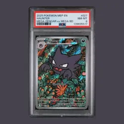 Pokemon Black Star Promo #027 Haunter Mega Gengar ex Battle Deck PSA 8 Card - Image 4