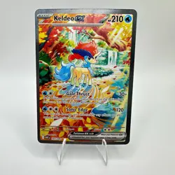 Pokemon Keldeo 167/086 White Flare Illustration Rare IR Holo TCG Card - Image 1