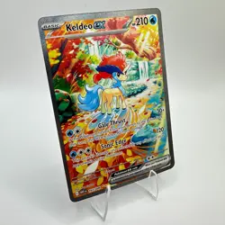 Pokemon Keldeo 167/086 White Flare Illustration Rare IR Holo TCG Card - Image 2