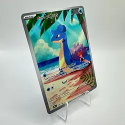 Pokemon Lapras 194/182 Destined Rivals Illustration Rare IR Holo TCG Card - Image 3