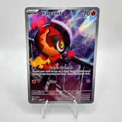 Pokemon Charcadet 022 Black Star Promo Phantasmal Flames ETB Holo TCG Card - Image 1