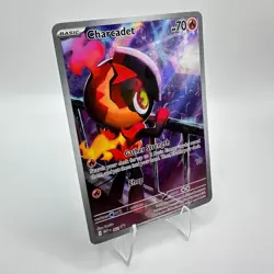 Pokemon Charcadet 022 Black Star Promo Phantasmal Flames ETB Holo TCG Card - Image 2
