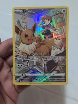 Eevee TG11/TG30 - Pokemon Brilliant Stars Trainer Gallery Card - NM - Image 1