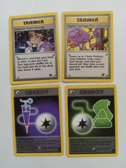 Pokemon TCG Team Rocket Set of 8 Uncommon, 24 Common total 33 cards - Image 2