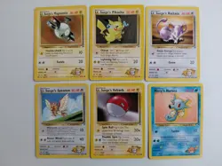 Pokemon TCG Gym Heroes Set: 1 rare, 11 uncommon, 36 Common (total 48 cards) - Image 5