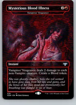 Mysterious Blood Illness - Vampires' Vengeance Innistrad: Crimson Vow Regular - Image 1