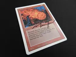 Fireball Signed NM [Revised Edition] #2 Mtg Magic Free Tracking! - Image 2