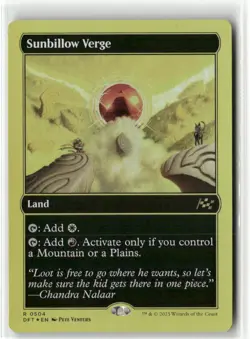 Sunbillow Verge First-Place FOIL Aetherdrift MTG NM - Image 1