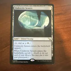 Wizards Magic: The Gathering Undercity Sewers Murders at Karlov Manor Land Rare - Image 1