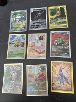 Pokemon Card Lot Of 9 Full Art Holo NM Snorlax And More - Image 1