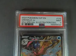 Greninja ex 132 Sv: Scarlet & Violet Promo Cards Holo PSA 9 - Image 2