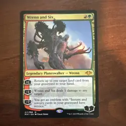 Wizards Magic: The Gathering Wrenn and Six Mythic Planeswalker Modern Horizons … - Image 1