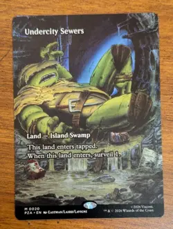 MTG Undercity Sewers - Borderless, NM-Mint, Teenage Mutant Ninja Turtles - Image 1