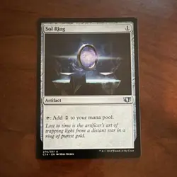 Wizards Sol Ring Artifact Commander 2014 Regular Colorless Uncommon MTG - Image 1