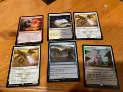 6x mtg mix lot rare mythic foils #4 - Image 1