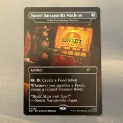 Sunset Sarsaparilla Machine-Nuka-Cola Vending Machine MINT 2462 SLD MTG Unplayed - Image 1