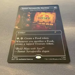 Sunset Sarsaparilla Machine-Nuka-Cola Vending Machine MINT 2462 SLD MTG Unplayed - Image 2