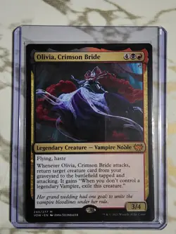MTG Olivia, Crimson Bride Crimson Vow LP Non Foil - Image 1