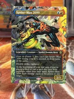 Spider-Man 2099 (0205) (Borderless) #205 (NM) Spider-Man SPM Magic MTG - Image 1