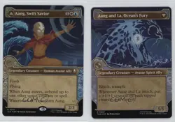 Showcase Foil Aang Swift Savior // La Ocean's Fury Magic the Gathering Avatar - Image 3