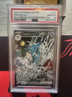 2024 POKEMON SVP EN SV BLACK STAR PROMO #131 KINGDRA EX SFA Special PSA 10 - Image 1