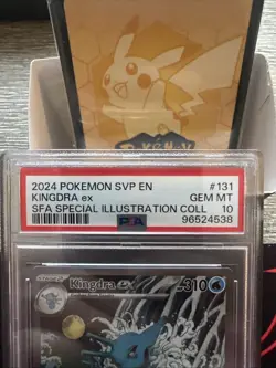 2024 POKEMON SVP EN SV BLACK STAR PROMO #131 KINGDRA EX SFA Special PSA 10 - Image 4