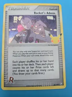 Pokemon - Rocket's Admin Holo - 86/109 - Celebrations 25th - NM - Image 1