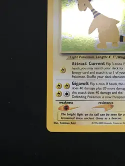 Pokemon TCG Ampharos Neo Revelation Holo Card 1/64 Unlimited Rare LP+ - Image 5