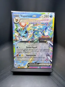 Pokemon Vaporeon Ex [Stamped] 023/131 Prismatic Evolutions Fresh Pick NM - Image 1