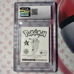 Pokemon Merlin Sticker Series 1 S25 Mew Holo CGC 9 Mint - Image 2