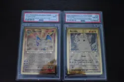 PSA Graded Pokemon Celebrations Pikachu and Charizard Set -Sequential - Image 1