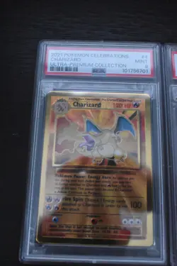 PSA Graded Pokemon Celebrations Pikachu and Charizard Set -Sequential - Image 2