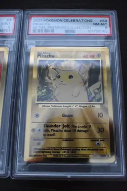 PSA Graded Pokemon Celebrations Pikachu and Charizard Set -Sequential - Image 3