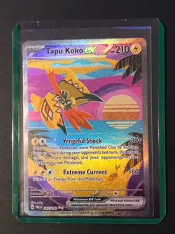 Tapu Koko ex 247/182 Special Illustration Rare - Pokemon Paradox Rift SV04 - Image 1
