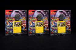 Pokemon Raikou Promo Blister Pack Lot 3 Sealed Mega Evolution Packs - Image 1