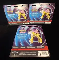Pokemon Raikou Promo Blister Pack Lot 3 Sealed Mega Evolution Packs - Image 3