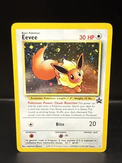 Pokemon - Eevee 11/53 - Wotc - Black Star Promo Holo BG - Image 1