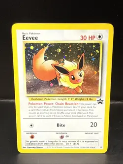 Pokemon - Eevee 11/53 - Wotc - Black Star Promo Holo BG - Image 2