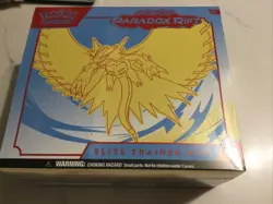 Pokemon TCG Scarlet & Violet Paradox Rift ETB [Roaring Moon] Factory Sealed - Image 2