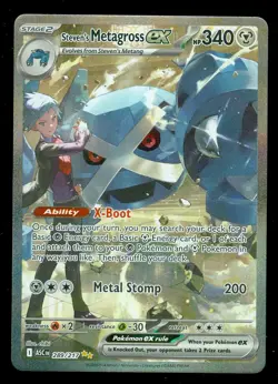 Pokemon STEVEN'S METAGROSS EX 289/217 - Ascended Heroes - SPECIAL ILLUSTRATION - Image 1