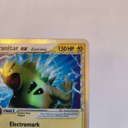 Tyranitar EX 99/101 (Delta Species) Dragon Frontiers Holo TCG Pokemon Card - Image 3