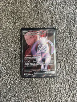 Pokemon TCG Team Rockets Mewtwo EX 213/182 Full Art Destined Rivals English - Image 1