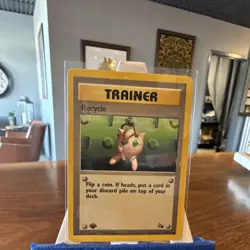 Pokemon Recycle Fossil 61/62 1st edition Uncommon Trainer 1999 TCG - Image 1