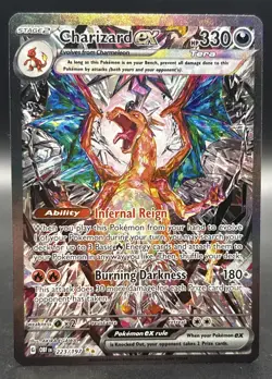 Pokemon TCG - Charizard ex #223/197 Sv03: Obsidian Flames Holo - Near Mint - Image 1