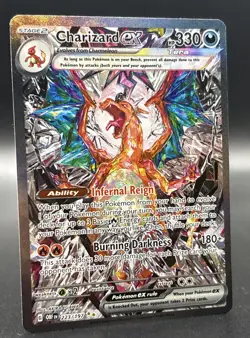 Pokemon TCG - Charizard ex #223/197 Sv03: Obsidian Flames Holo - Near Mint - Image 2