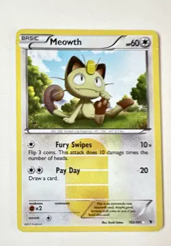 Meowth - Noble Victories - 102/101 - Secret Rare Holo - NM - Image 1