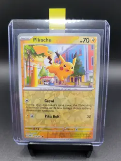 Pokemon Pikachu 018/091 SV: Paldean Fates Reverse Holo - Image 1