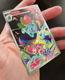Pokemon TCG - Ivysaur 134/132 Mega Evolution Holo Rare Full Art NM 134/132 - Image 2