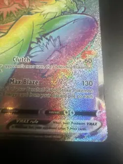 Pokemon Blaziken VMAX 200/198 Chilling Reign Rainbow Secret Rare NM - Image 5